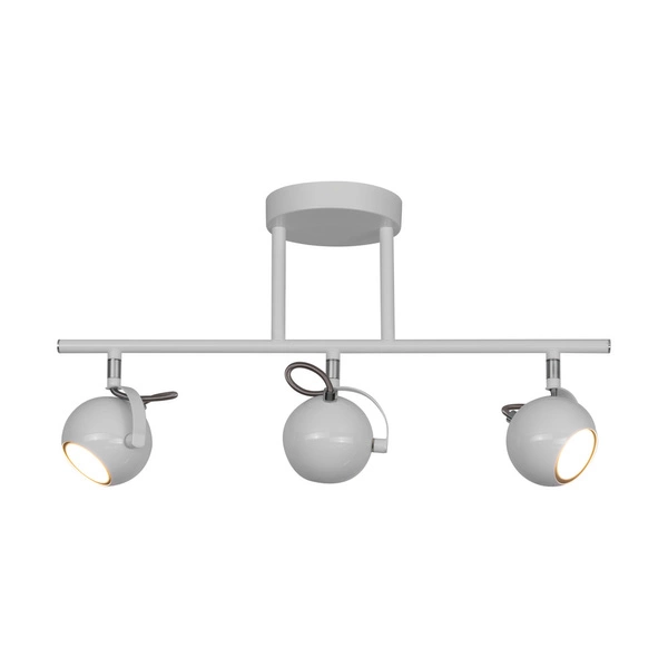 Lea Ceiling Lamp 3xGU10 Max.50W Chrome Metal/White Metal 5019302