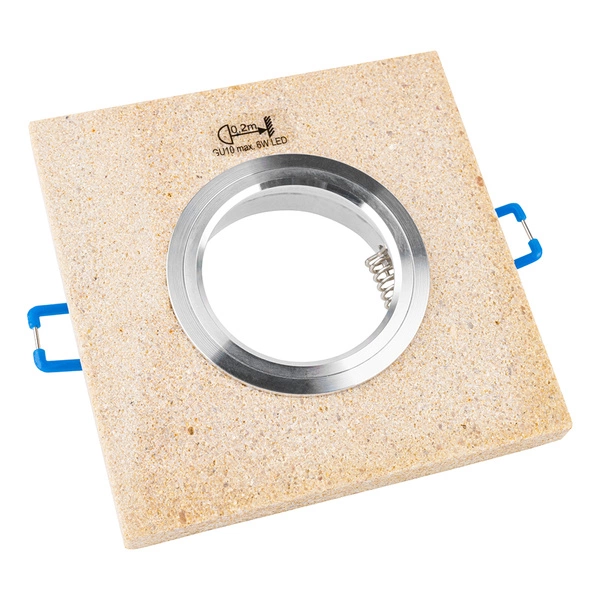 Vitar Square Downlight 1xLED GU10 Max.6W Sandstone 2015139