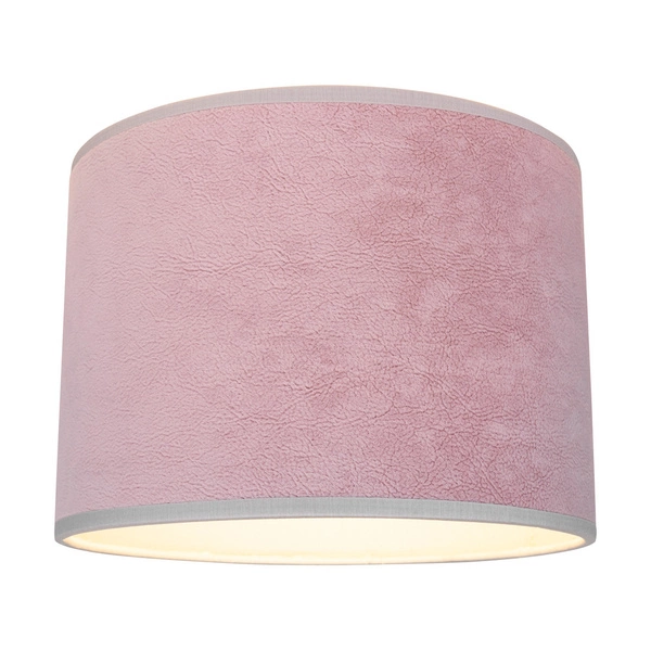 Lampshade Cylinder E27 H30 Pink Velvet A0425
