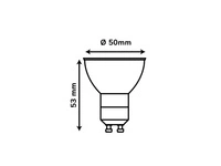 Żarówka LEDOM GU10 220-240V 1W 120lm zimna 6500K