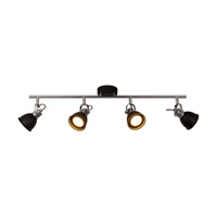 Anita Ceiling Lamp 4xGU10 Max.50W Chrome Metal/Black Metal 2766404