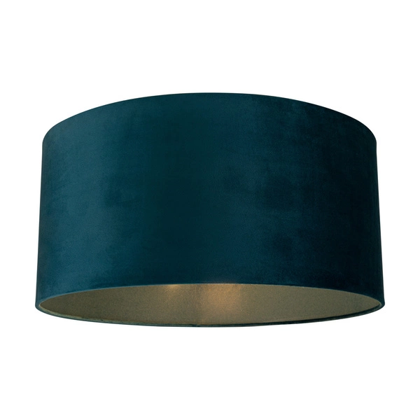 Abażur Cylinder E27 H25 Szafirowy Aksamit A1427