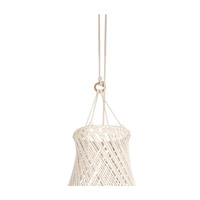Reve Pendant Lamp 3xE27 Max.15W LED Oiled Oak/Cream Braided Cotton Cord/Natural Fabric Cable 18137374