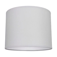 Lampshade Cylinder E27 H20 Gray Fabric A0018
