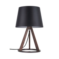 Konan Table Lamp 1xE27 Max.25W Walnut/Black/Black 6515976
