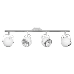 Ball Ceiling Lamp Incl. 4xGU10 LED 6W White Metal 2686482