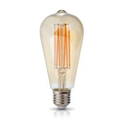 FILAMENT LED bulb E27 7W warm 2700K teardrop ST64