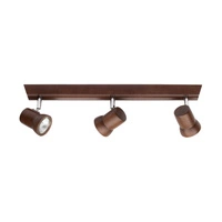 Venla Ceiling Lamp Incl. 3xLED GU10 5W Walnut Beech Wood 2434376