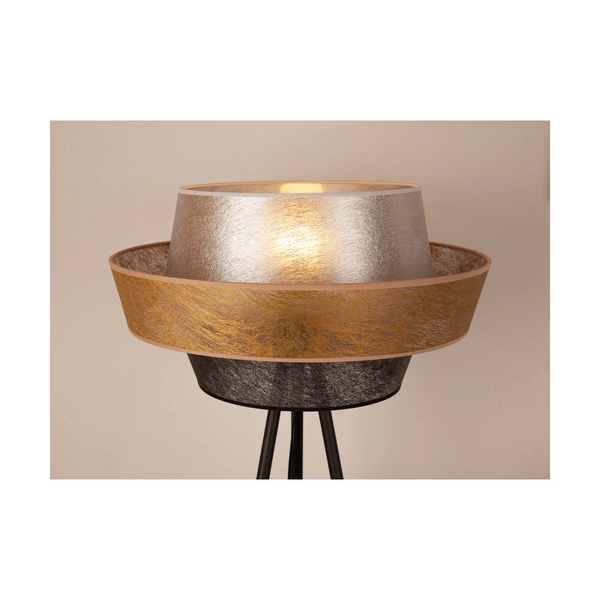 Nevoa Floor Lamp 1xE27 Max.40W Black/Black-Gold-Silver 12610104