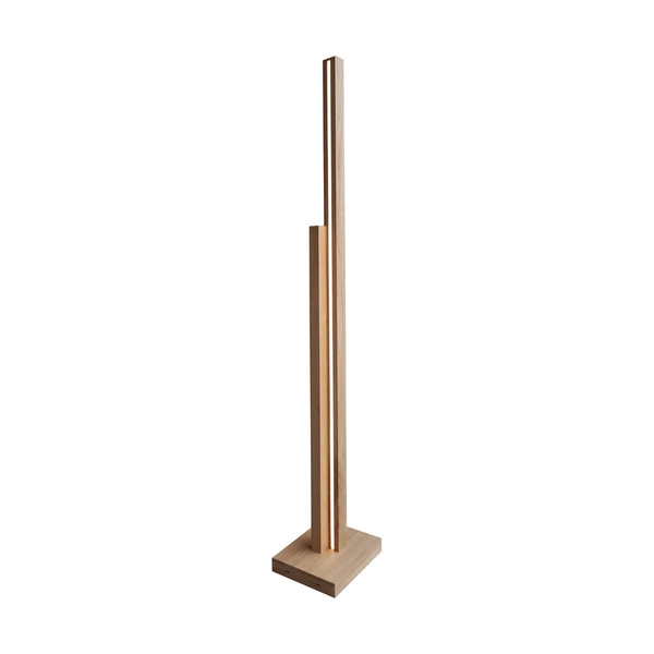 Soho Floor Lamp 2xLED 24V Int. 37.5W Oiled Oak with Touch Dimmer 6027402200000