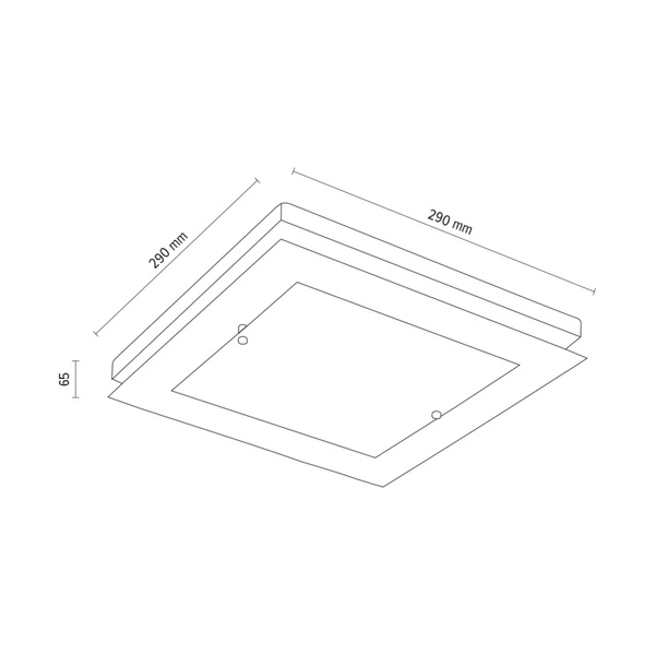 Kinkiet Finn 1xLED Zintegrowany 1200lm 2700K 14W Dąb Olejowany/Szkło Biało-Przezroczyste 4022974
