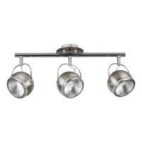 Ball Ceiling Lamp Incl. 3xGU10 LED 6W Satin Metal 2686387