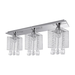 Gracja Ceiling Lamp 3xE27 Max.60W Chrome Metal/Transparent Glass 8172328