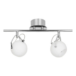 Lampa listwa 2 pkt białe kule 42cm 2760228