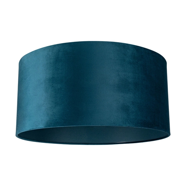 Lampshade Cylinder E27 H25 Sapphire Velvet A1427