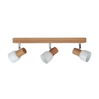 Svantje Lampa Sufitowa 3xE14 Max.40W Dąb Olejowany/Chrom/Biały 2239374