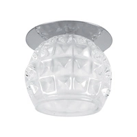 Cristaldream Zestaw Downlightów Zawiera 3xG4 LED 2,3W z zasilaczem Chromowany Metal/Białe Szkło 51213201