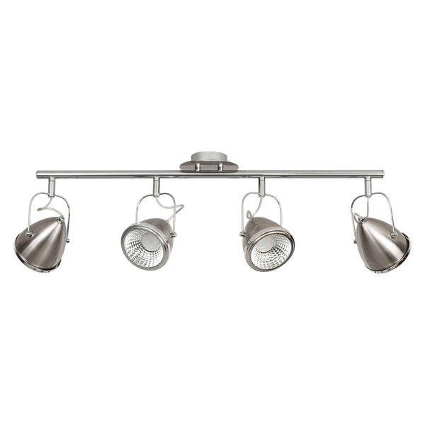 Lampa sufitowa Oliver w zestawie 4xGU10 LED 5,5W Chrom Metal/Satynowy Metal 5109427