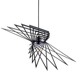 PLANET pendant lamp serpentine black 65cm 1872104