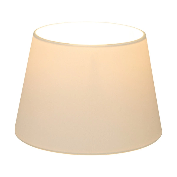 Lampshade Cone E27 H20 White Fabric A1411