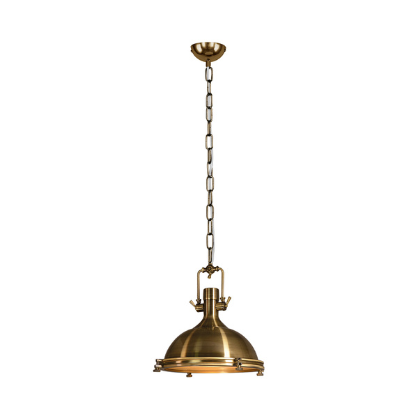 Trinity Pendant Lamp 1xE27 Max.60W Patina Metal/White Metal