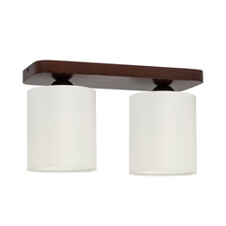 Jenta Ceiling Lamp 2xE27 Max.25W Walnut/White