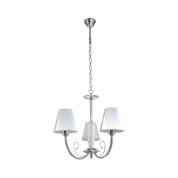 Cubana Ceiling Lamp 3xE14 Max.40W Chrome Metal/Silver Shade 5075327