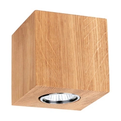 Wooddream Square Lampa Sufitowa Incl.1xLED GU10 5W Dąb Olejowany 2576174