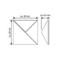 Solar House Number Wall Lamp Incl. 3x0,1W LED Satin Metal/White-Black Synthetic Material 6710402