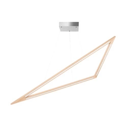 Vinci Pendant Lamp 1xLED 24V 39W Int. Oiled Oak/Matte Nickel with Touch Dimmer/Rollizug 1017421000000