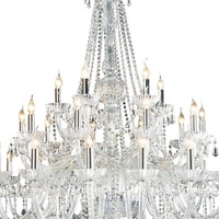 Queen Chandelier 35xE14 Max.40W Transparent/Chrome 9140352