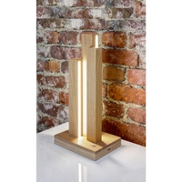 Manhattan Table Lamp 2xLED 24V Integrated 10W Oiled Oak/Anthracite/Touch Dimmer 7482174
