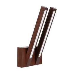 Linus Wall Lamp ''Out'' 2xLED 24V Integrated 700lm 3000K 7,5W Walnut Beech Wood 2437276