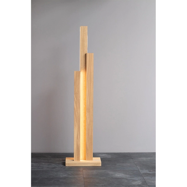 Lampa Stołowa Manhattan 3xLED 24V Zintegrowana 1470lm 3000K 16W Dąb Olejowany/Antracyt Materiał Kabel z Dotykowym Ściemniaczem 7481174