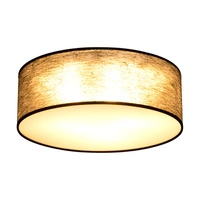 Lampa sufitowa Nevoa 3xE27 maks. 25W Biały metal/czarny klosz z tkaniny 47953802