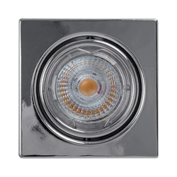 Ledsdream Square Ceiling Lamp Incl.1xLED GU10 5W Chrome 2605128