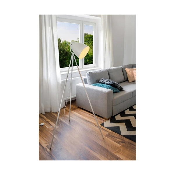 Lampa podłogowa Marla 1xE27 Max.60W Biały Metal 1202102