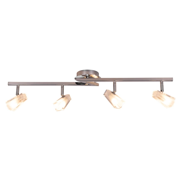 Ariel Ceiling Lamp Incl. 4xG9 Max.28W Chrome Metal/White Glass 2408428