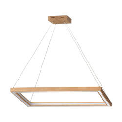 Legno Pendant Lamp 2xLED 24V Int. 68W Oiled Oak with Klick&Dimm/Rollizug