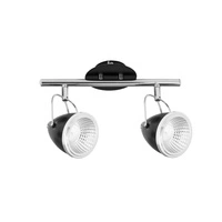 Lampa sufitowa Oliver w zestawie 2xGU10 LED 5,5W Chrom Metal/Czarny Metal 5109204