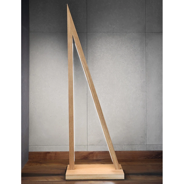 Segel Floor Lamp 2xLED 24V Integrated 3000lm 3000K 32,5W Oiled Oak/Anthracite Fabric Cable with Touch Dimmer 1213174