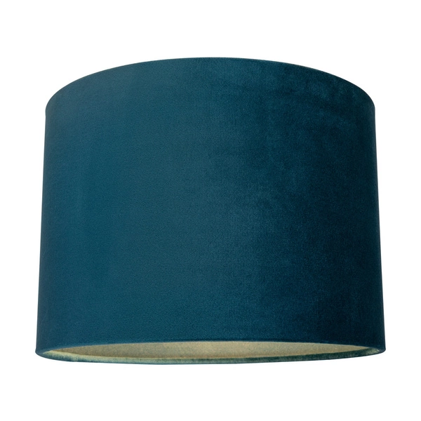 Lampshade Cylinder E27 H25 Sapphire Velvet A1426