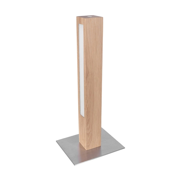 Leon Table Lamp 1xLED 24V Int. 9W Matt Nickel/Oiled Oak with Touch Dimmer 7017401400000