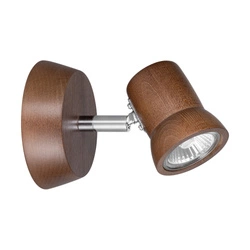 Venla Wall Lamp Incl. 1xLED GU10 5W Walnut Beech Wood 2434176