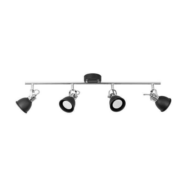 Anita Ceiling Lamp 4xGU10 Max.50W Chrome Metal/Black Metal 2766404