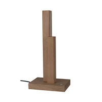 Manhattan Table Lamp 2xLED 24V Integrated 10W Oiled Oak/Anthracite/Touch Dimmer 7482174