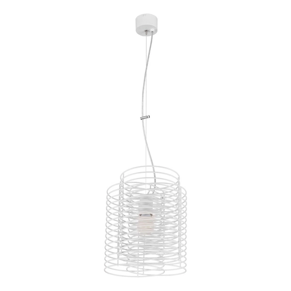 Ringo Pendant Lamp 1xE27 Max.60W Steel Metal/White Metal 1030333