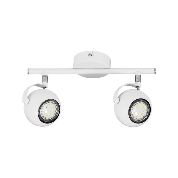 Lea Ceiling Lamp 2xGU10 Max.50W Chrome Metal/White Metal 5019202