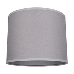 Lampshade Cylinder E27 H35 Light Gray Cotton A0230