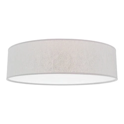 Prata Ceiling Lamp 4xE27 Max.25W White Metal/Silver Fabric Shade 95728271